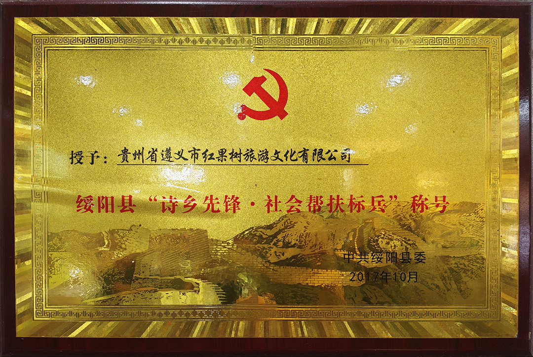 “诗乡先锋”社会帮扶标兵